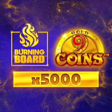 9 Coins Gold Burning Board